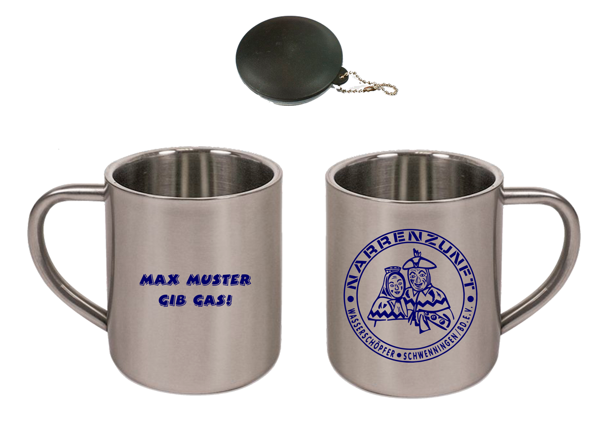 Edelstahlbecher "Letz Fetz"